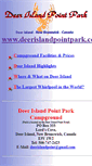Mobile Screenshot of deerislandpointpark.com